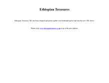 Tablet Screenshot of ethiopiantreasures.toucansurf.com