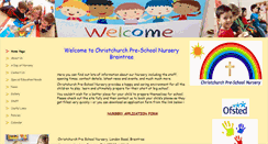 Desktop Screenshot of christchurchnursery.toucansurf.com
